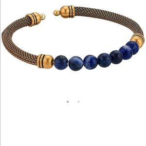 Alex and ani gold mesh balancing cuff